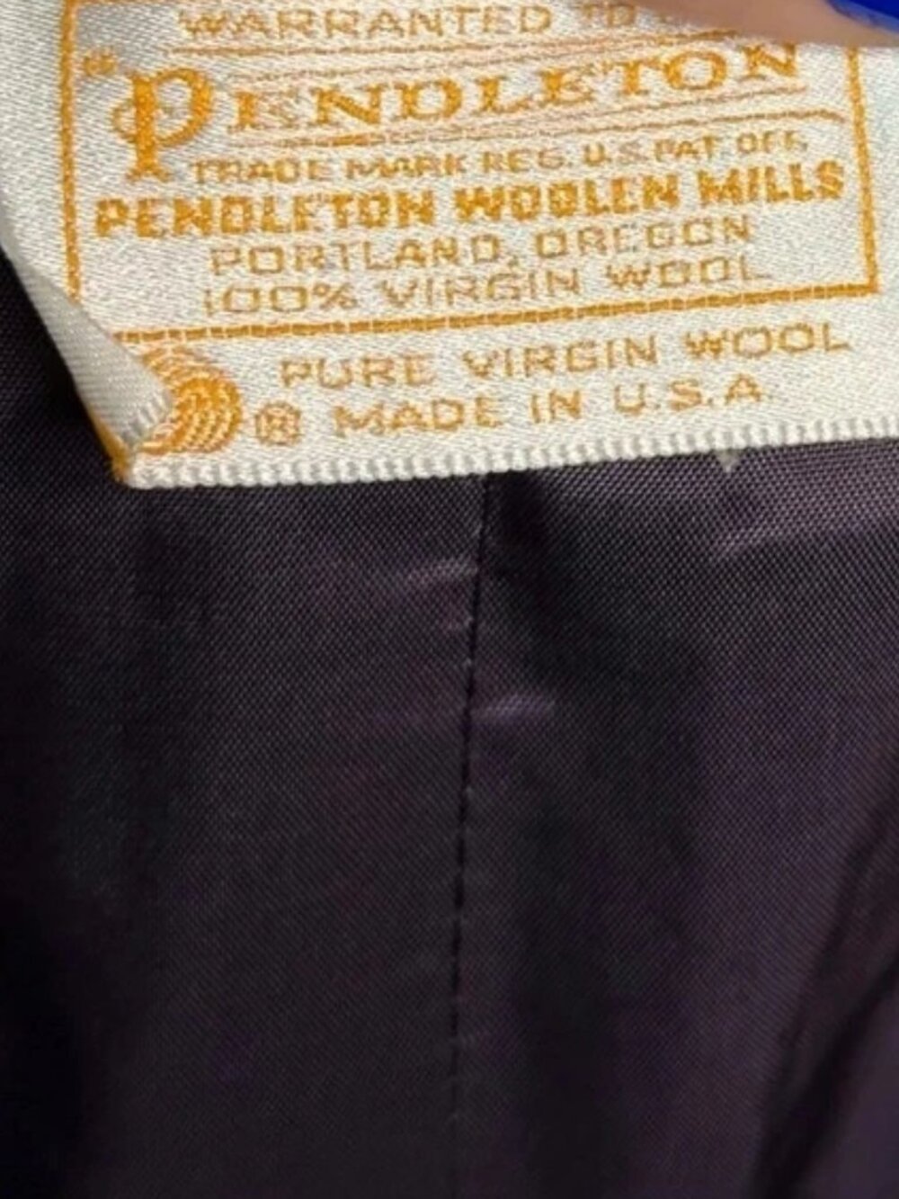 Pendleton Wool Purple and Blue Plaid A-Line Midi Skirt - 14 - EUC - Picture 15 of 16